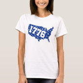 1776 Verenigde Staten, 4e juli Unisex T-shirt (Voorkant)