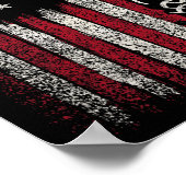 1776 Vlag Grondwet Onafhankelijkheidsdag Amerikaan Poster (Hoek)