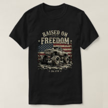 1776 vlag van de VS: Gehesen op Freedom Monster Tr