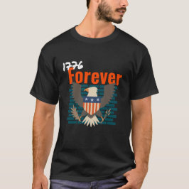 1776 voor altijd 4 juli T-shirt