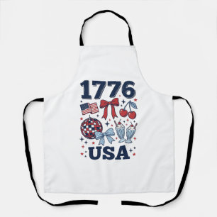 1776 VS patriottische Coquette Vector Design_1 Schort