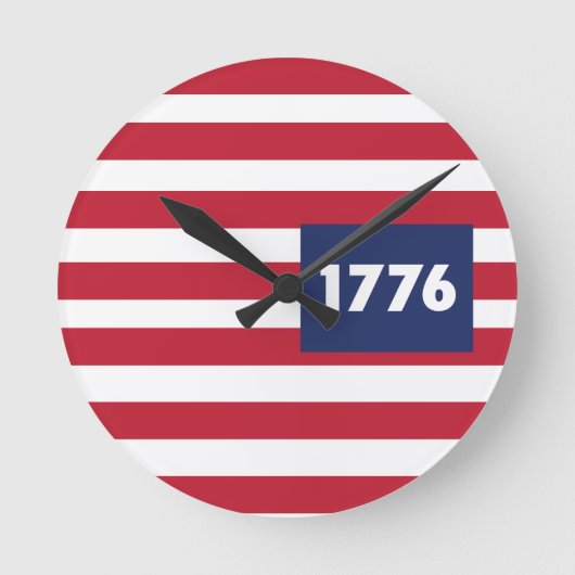 1776 wandklok (Voorkant)
