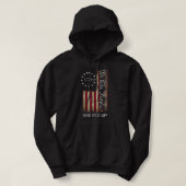 1776 Wij, de mensen, worden opgevoed met een Ameri Hoodie (Design voorkant)