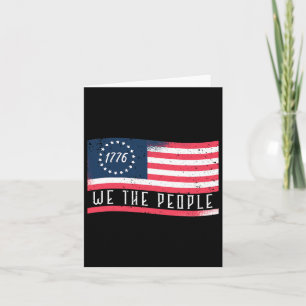 1776 Wij de People Independence Day 4th of July FL Kaart
