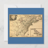  1777 Amerikaanse Colonies Map van Phelippeaux Kaart (Achterkant)