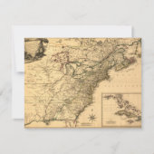 1777 Amerikaanse Colonies Map van Phelippeaux Kaart (Voorkant)