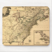  1777 Amerikaanse Colonies Map van Phelippeaux Muismat (Voorkant)