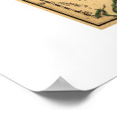  1777 Amerikaanse Colonies Map van Phelippeaux Poster (Hoek)