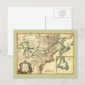 1778 Kaart van Canada en de Verenigde Staten (Voorkant / Achterkant)