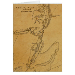 1779 Kaart van Chatham, Massachusetts