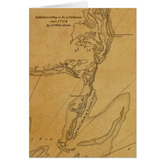 1779 Kaart van Chatham, Massachusetts