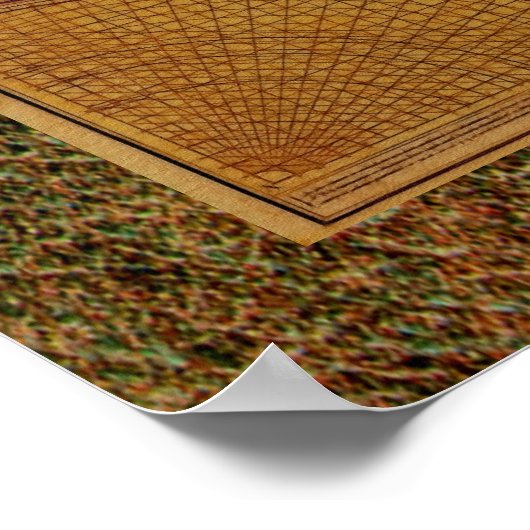 1780 Carington Bowles Oude Wereldkaart Kunst & gre Poster (Hoek)