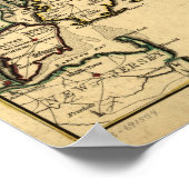 1780 Map of Connecticut and Long Island, NY Poster (Hoek)