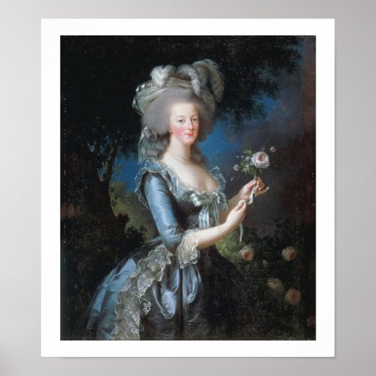 1783 Koningin Marie Antoinette  Art Poster (Voorkant)