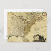 1784 Map of the United States of America by Faden Briefkaart (Voorkant / Achterkant)