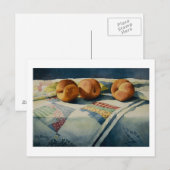 1786 Perziken op Briefkaart met kanteling (Voorkant / Achterkant)