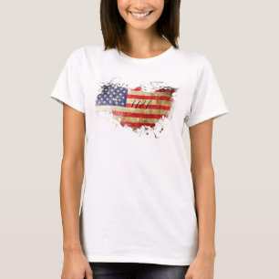 1787 Amerikaanse vlag Verenigde Staten T-shirt