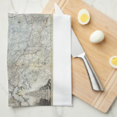 1787 Muur Kaart van het Russische Rijk Theedoek (Quarter Fold)