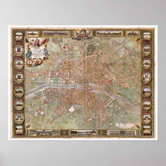 1788 Parijs Poster (Voorkant)