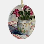 1790 Afrikaanse geweldplegingen in blauwe stip Keramisch Ornament (Rechts)