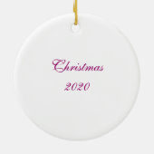 1790 Afrikaanse geweldplegingen in blauwe stip Keramisch Ornament (Achterkant)