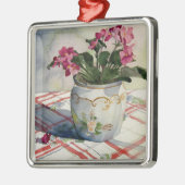 1790 Afrikaanse geweldplegingen in blauwe stip Metalen Ornament (Links)