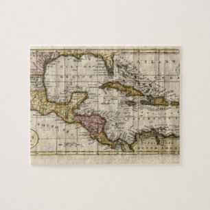 1790 Map of The West Indies by Dilly and Robinson Legpuzzel