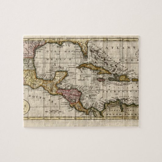 1790 Map of The West Indies by Dilly and Robinson Legpuzzel (Horizontaal)