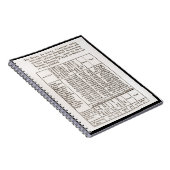 1790 Resultaten telling notebook Notitieboek (Rechterzijde)