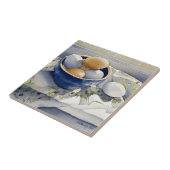 1791 Eieren in de blauwe Bowl Tegeltje (Zijkant)