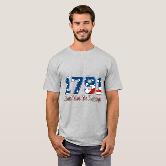 1791 T-SHIRT (Voorkant volledig)