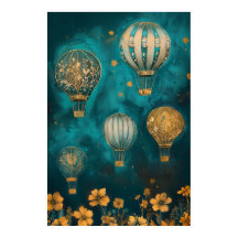 1791 zwevende heteluchtballonnen