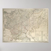 1792 Kaart van het Russische Rijk Poster (Voorkant)