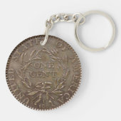 1793 US penny Sleutelhanger (Achterkant)