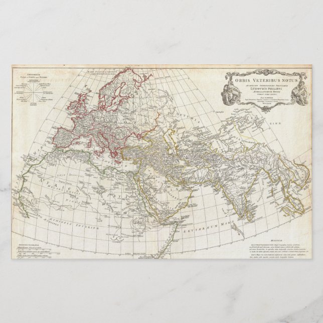 1794 Anville Map of the Ancient World (Voorkant)