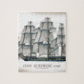 1796 HMS verrassend oud Legpuzzel (Verticaal)