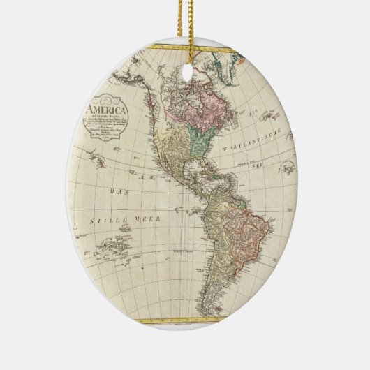 1796 Mannert Map of North and South America Keramisch Ornament (Rechts)