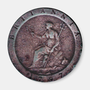 1797 Brits "cartwheel" penny magnet