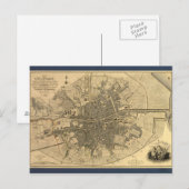 1797 Kaart van Dublin Ierland (Voorkant / Achterkant)