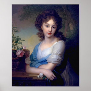 1799 - Portret van Elena Alexandrovna Naryshkina Poster