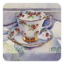 1799 Teacup op Linen