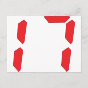 17 17 digitale alarmklok briefkaart