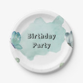 17,8 cm Rond papieren bordje (Voorkant)