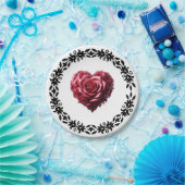 17,8 cm Rond papieren bordje (Feest)