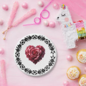 17,8 cm Rond papieren bordje (Feest)