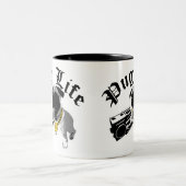 $17,95 Two Tone Coffee Mok Pug Life (Center)