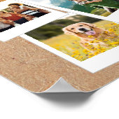 17 Afbeelding plakboek gepersonaliseerde fotocolla Poster (Hoek)