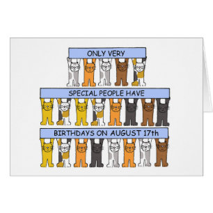 17 augustus Cartoon Katten