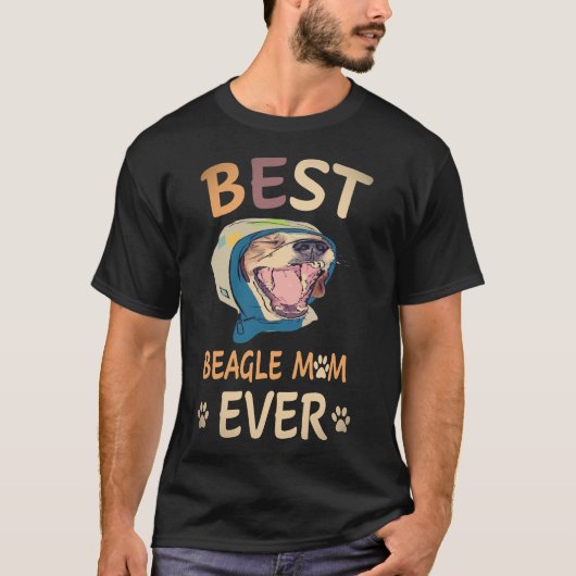 17 Beste Beagle Moeder Ooit Beagle T-shirt (Voorkant)