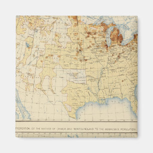 17 Canadezen, Newfoundland 1890 Magneet